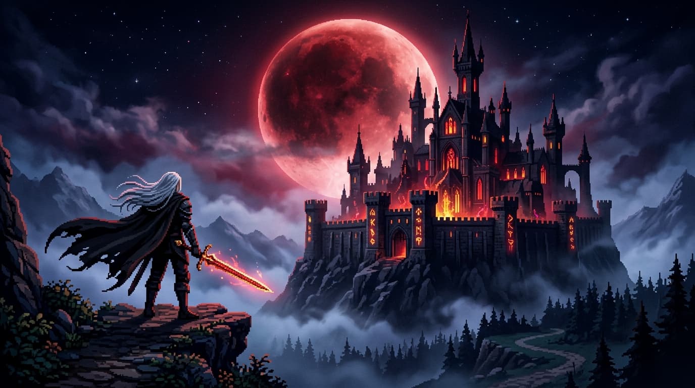 Castlevania Symphony of the Night Recompilation Artwork